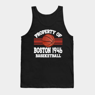 Proud Name Boston Graphic Property Vintage Basketball Tank Top